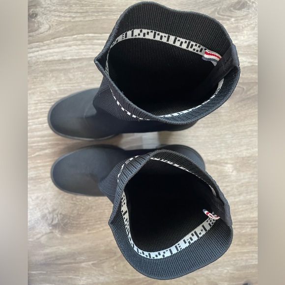 Tommy Jeans Heeled Sock Boot in Black Womens Size 9.5 - Picture 3 of 12